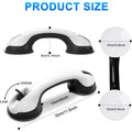 Pack of 2 shower rails grab bars 30cm long with suction attachment