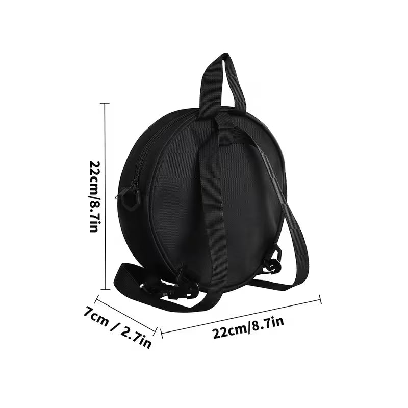 Circular printed shoulder bag / backpack