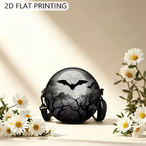 Circular printed shoulder bag / backpack