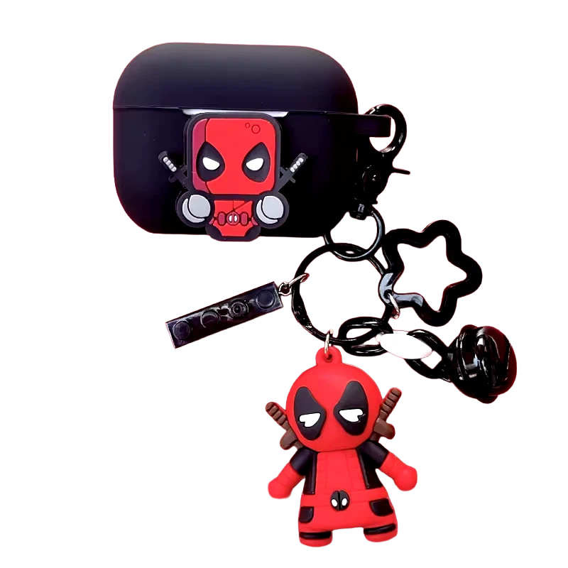 Deadpool AirPods Case (Black) | Fits All AirPods Versions