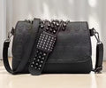 Gothic / Punk Skull embossed studded shoulder bag