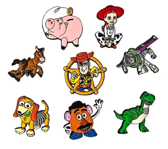 Toy Story Enamel Pin Badge Set of 8