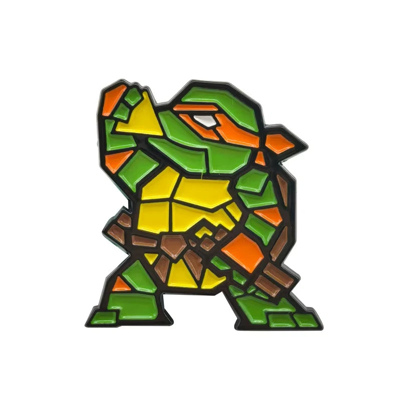Teenage Mutant Ninja Turtles Enamel Pin Badge Set of 4