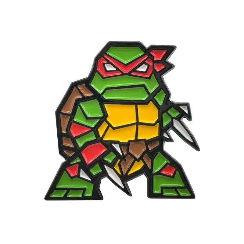 Teenage Mutant Ninja Turtles Enamel Pin Badge Set of 4
