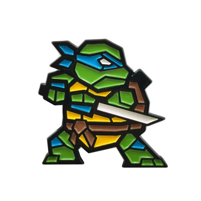 Teenage Mutant Ninja Turtles Enamel Pin Badge Set of 4