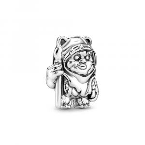 Star Wars Ewok Wicket Silver Charm for Bracelets