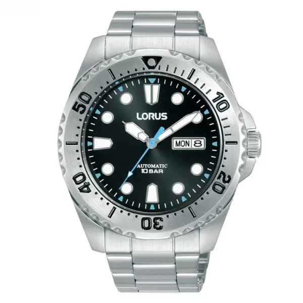 Lorus Power Sports Watch 44mm Automatic Black model RL471BX9